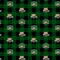 Sykel Enterprises-Ohio University Fleece Fabric-Ohio Bobcats Buffalo Plaid Fleece Blanket Fabric-Sold by the yard